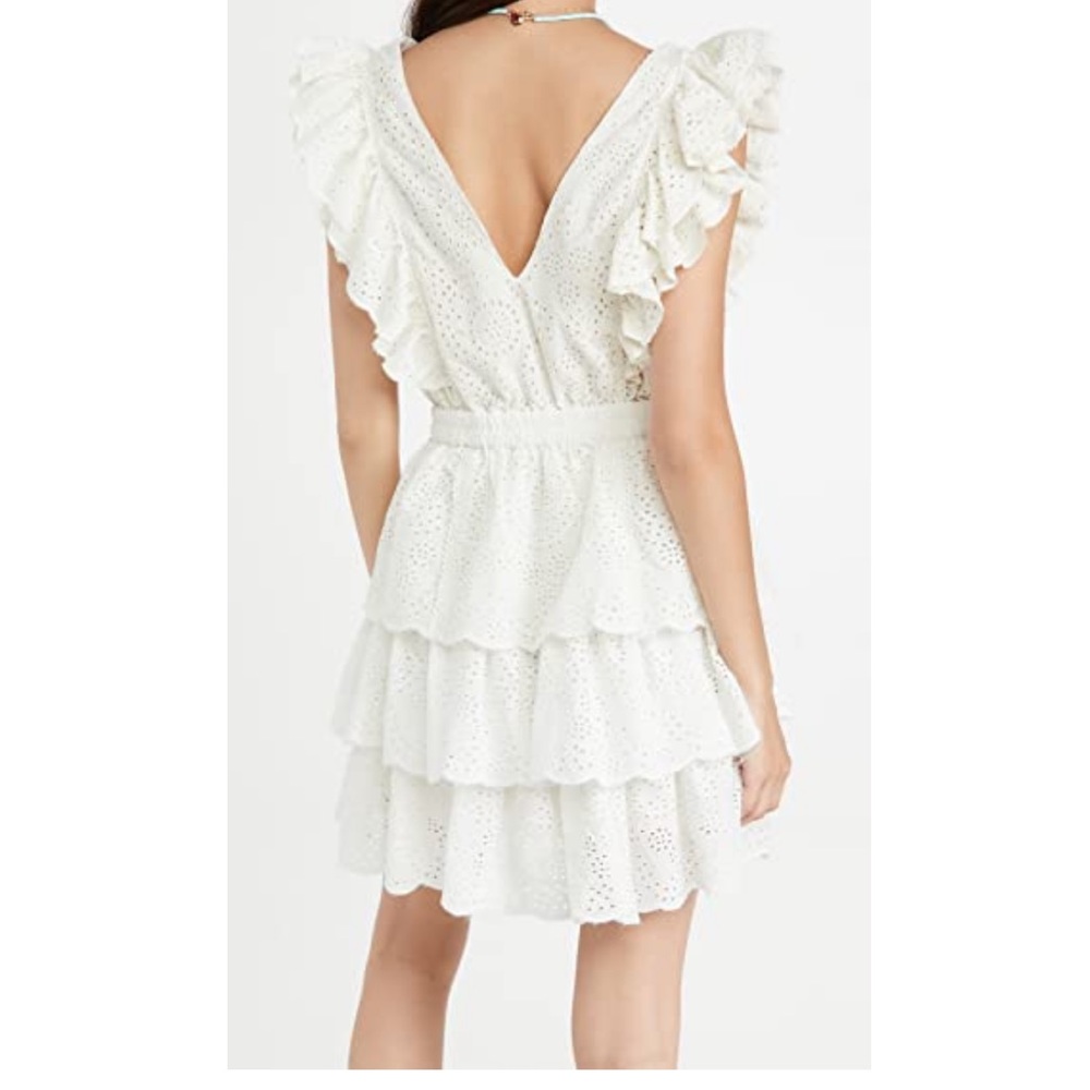 Love the label ruffle tiered mini dress